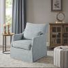 London Skirted Swivel Chair