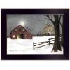 Trendy Decor 4U "Light in the Stable" Framed Wall Art, Modern Home Decor Framed Print for Living Room, Bedroom & Farmhouse Wall Decoration by Billy Ja