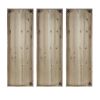 Natural Mandal Two-tone Geometric 3-piece Wood Wall Decor Set