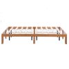 King Size Solid Wood Platform Bed, No Box Spring Needed, Strong Wood Slat Support, Easy Assembly