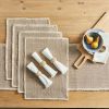 Better Homes & Gardens Natural Finish Woven Napkin Rings, Set of 4