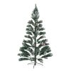 6ft Christmas Tree Artificial Full Xmas Trees,Green, for Holiday,Home,Office,Party Decoration,750 Branch Tips Metal Hinges & Foldable Base