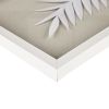 Sabal Framed Rice Paper Palm Leaves 3-piece Shadowbox Wall Decor Set