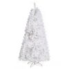 6ft 845 Branches Hanging Tree Structure PVC Material White Round Head 300 Lights Cool Color 8 Modes With Remote Control Christmas Tree