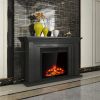 22.5 Inch Electric Fireplace Insert Freestanding and Recessed Heater