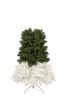 6FT Hinged Fir Artificial Fir Bent Top Christmas Tree, Xmas Tree Bendable Santa Hat Style Christmas Tree Holiday Decoration, 1250 Lush Branch Tips, 30