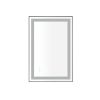 36*24 LED Lighted Bathroom Wall Mounted Mirror with High Lumen+Anti-Fog Separately Control