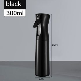 Transparent High Pressure Press Plastic Spray Bottle (Option: 300ML Black-200 To 500ml)