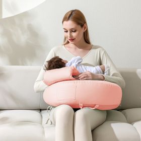 Waist Support Hugging Mother Newborn Nursing Pillow (Option: Pink Feeding Strap-Average Size)