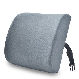 Office Waist Cushion Waist Support For A Long Time Pillow (Option: Dark Gray-33x32x10cm)