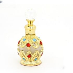 Bottle Essential Oil Bottle Real Me Blue Perfume Bottle Fire Extinguisher Bottles (Option: Golden Spherical 15ml-15)