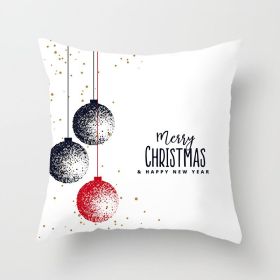 Christmas Household Pillow Cushion Pillowcase (Option: DRD210 22-45x45cm)