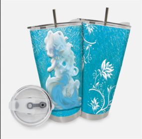 Digital Printing Halloween Cup With Straw (Option: 31 Style-600ml)