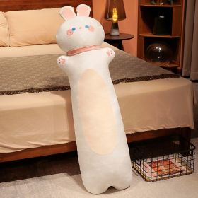 Polyester Fiber Cartoon Animal Strip Sleeping Pillow (Option: Rabbit-80cm 0.85kg)