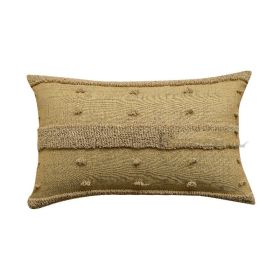 Geometric Loop Velvet Cushion Model Room Loop Velvet Pillow (Option: MZ JHCXY-30x50cm Single Pillowcase)