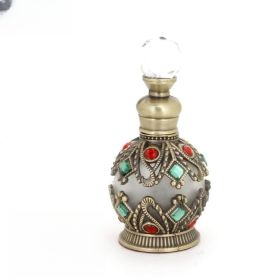 Bottle Essential Oil Bottle Real Me Blue Perfume Bottle Fire Extinguisher Bottles (Option: Bronze Spherical 15ml-15)