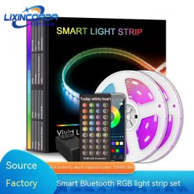 Bluetooth Intelligent Decorative Atmosphere Light Strip (Option: 10 M 180 Light IP20-40 Button European Standard)