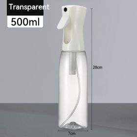 Transparent High Pressure Press Plastic Spray Bottle (Option: 500ML Transparent-200 To 500ml)