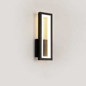 Personality Corridor Wall Light Modern Simple Living Room Background (Option: Black L-Three color light)