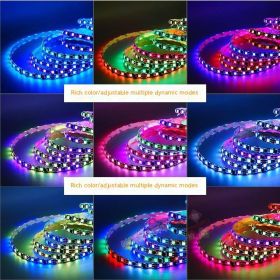 Programmable Led Atmosphere Rhythm Voice-controlled Dynamic Light Strip (Option: 60-24v Double 10 M Bare Board)