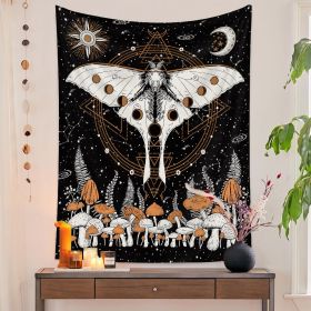 European Retro Mushroom Hanging Cloth Plant Homestay Tapestry (Option: E-95X75CMStar light)