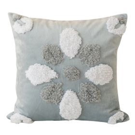 Nordic Cushion Three-dimensional Tufted Bed & Breakfast Pillowcase (Option: Fairy Gray-Pillow Cover Pillow Core)