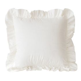 Nordic Cushion Three-dimensional Tufted Bed & Breakfast Pillowcase (Option: Initial Powder-Pillow Cover Pillow Core)