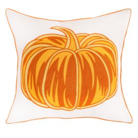 Pumpkin Embroidered Halloween Pillow Cover (Option: Pumpkin 3-45 X45cm Pillow Cover)