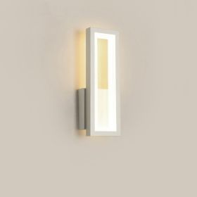 Personality Corridor Wall Light Modern Simple Living Room Background (Option: White L-Three color light)