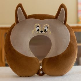 Plush Toy Cartoon Memory Cotton U-shaped Pillow (Option: 7style)