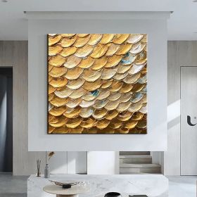 Hand Painted Oil Paintings  Abstract texture painting Home Decor Living Room Hallway Luxurious Decorative Painting (Style: 1, size: 60x60cm)