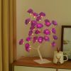 Best-selling Detachable Plastic Base USB Switch LED Simulation Rose Tree Lamp Home Decoration Night Light