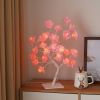 Best-selling Detachable Plastic Base USB Switch LED Simulation Rose Tree Lamp Home Decoration Night Light