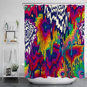 Digital Print-free Bathroom Curtain (Option: YLLHFK11-180x180CM)