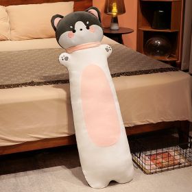 Polyester Fiber Cartoon Animal Strip Sleeping Pillow (Option: Husky-80cm 0.85kg)