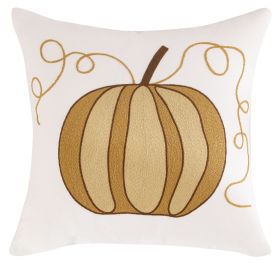 Pumpkin Embroidered Halloween Pillow Cover (Option: Pumpkin 4-45x45cm Pillow Core)