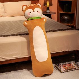 Polyester Fiber Cartoon Animal Strip Sleeping Pillow (Option: Fox-110cm 1.3kg)