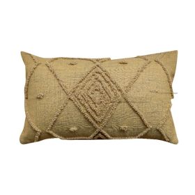 Geometric Loop Velvet Cushion Model Room Loop Velvet Pillow (Option: MZ JHCDY-30x50cm Suit)