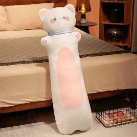 Polyester Fiber Cartoon Animal Strip Sleeping Pillow (Option: Cat-110cm 1.3kg)